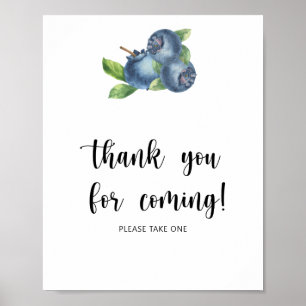 Blueberry - Thank you for coming Poster