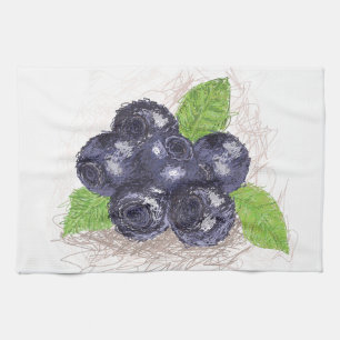 blueberry towel