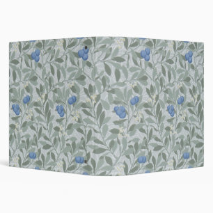 Blueberry Tree, William Morris 3 Ring Binder