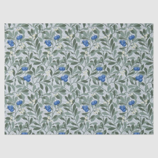 Blueberry Tree, William Morris Tissue Paper (Front)