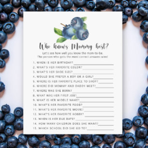 Blueberry - Who knows mommy best