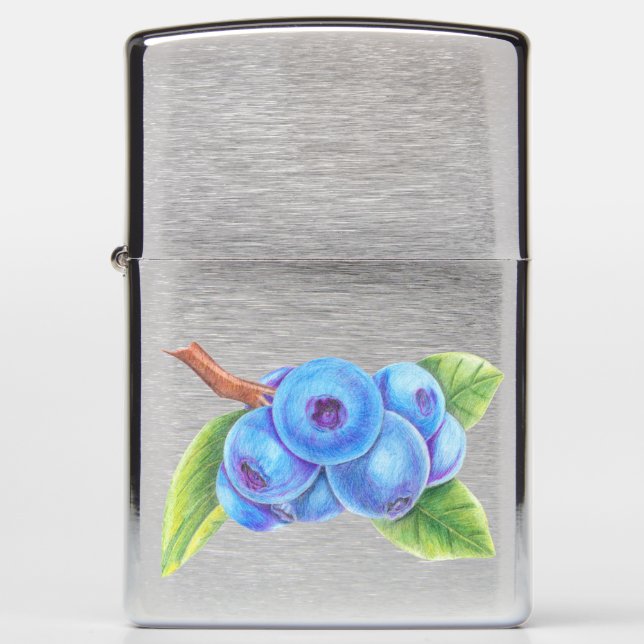 Blueberry Zippo Lighter (Front)