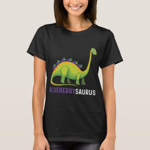 Blueberrysaurus Apparel Blueberry Dinosaur Dino Lo T_Shirt