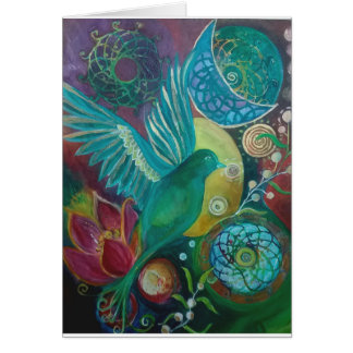 Bluebird abstract fantasy spirituaĺ cards