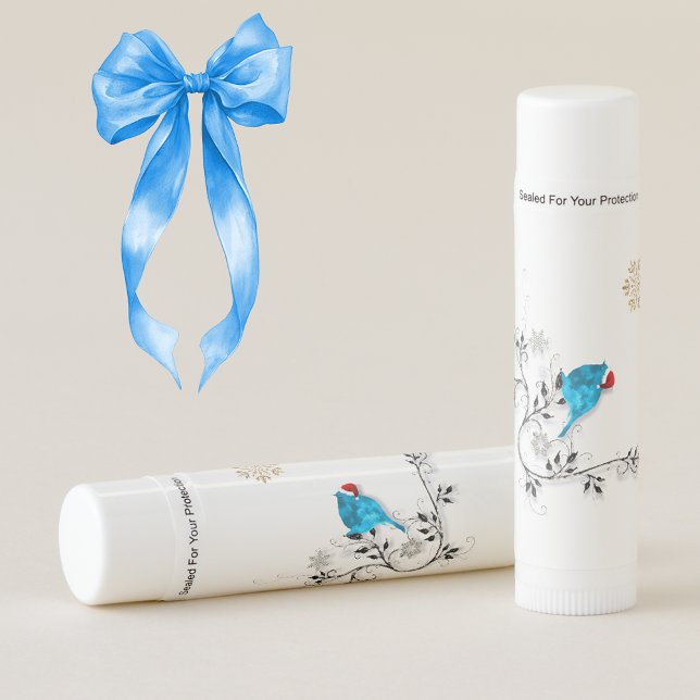 Bluebird and Snowflake Lip Balm (Creator Uploaded)