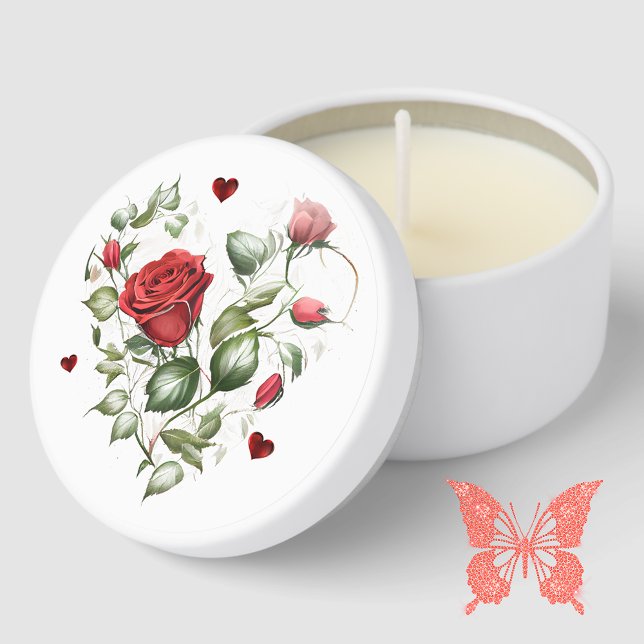 Bluebird At Christmas Mini Candle Favors (Creator Uploaded)