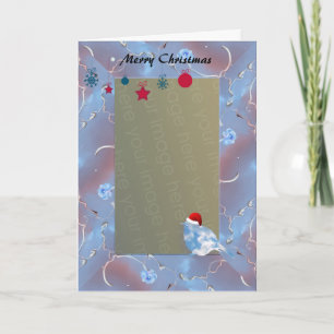 Bluebird at Christmas Template