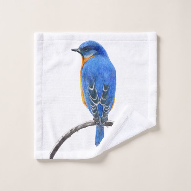 Bluebird Bath Towel Set (Wash Cloth)