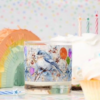 Bluebird Birthday Balloons Scented Candle