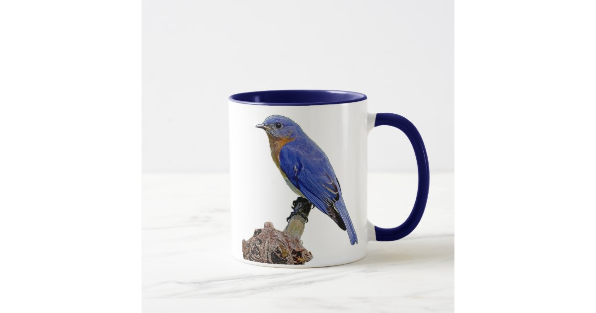 Personalized Grandma Gift with Custom Bluebird Mug - Unique