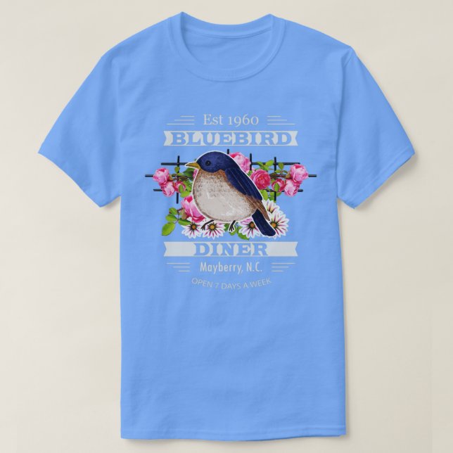 Bluebird Diner T-Shirt (Design Front)