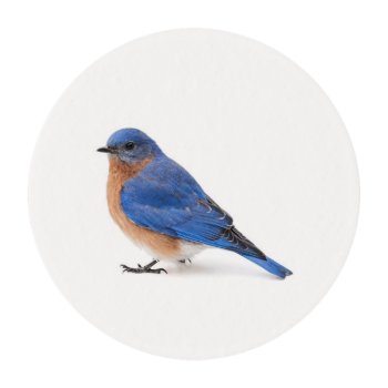 Bluebird Edible Frosting Rounds by PixLifeBirds at Zazzle