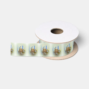 Bluebird Family Satin Ribbon
