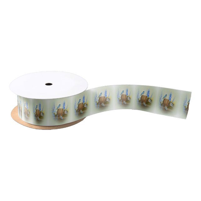 Bluebird Family Satin Ribbon (Spool)
