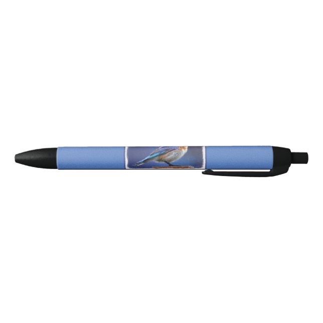 Bluebird (Female) Painting - Original Bird Art Pen (Bottom)