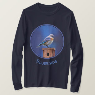 Bluebird (Female) Painting - Original Bird Art T-Shirt