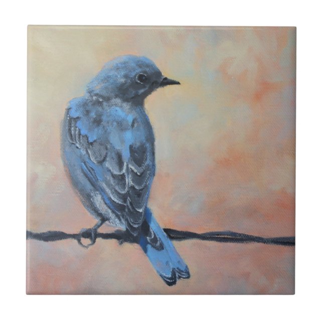 Bluebird Fine Art Tile (Front)
