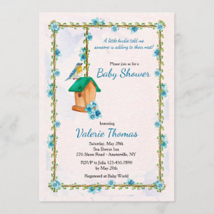 Bluebird Happiness Invitation