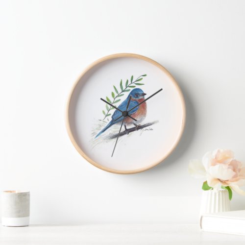 Bluebird Home Dcor Wall Clock