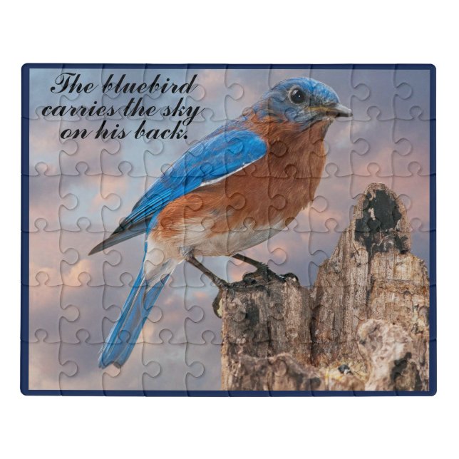BLUEBIRD    JIGSAW PUZZLE (Puzzle Horizontal)