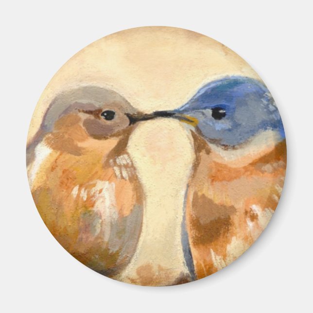 Bluebird Kiss Magnet (Front)