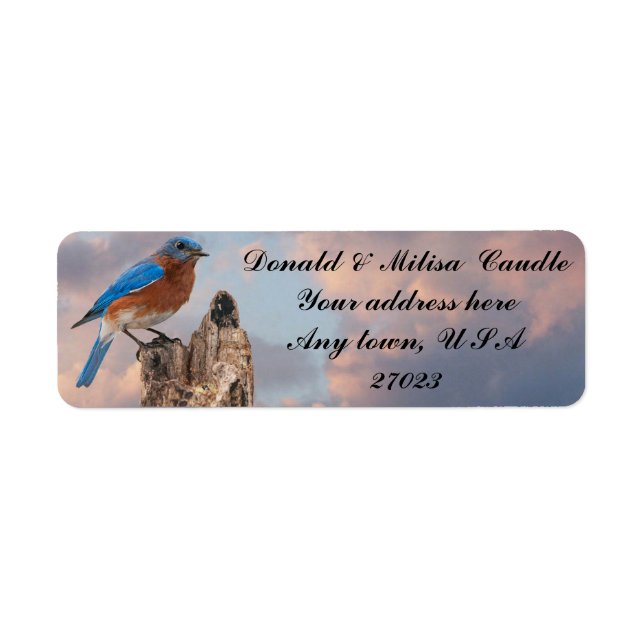 BLUEBIRD  LABEL (Front)
