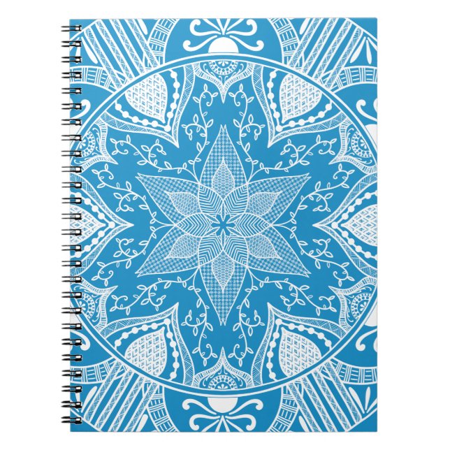 Bluebird Mandala Notebook (Front)