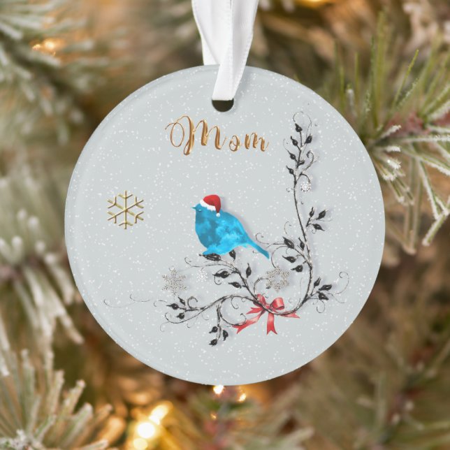 Bluebird  & Mom Ornament (Tree)