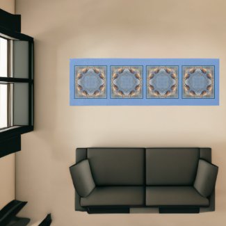 Bluebird Nature Abstract Art 