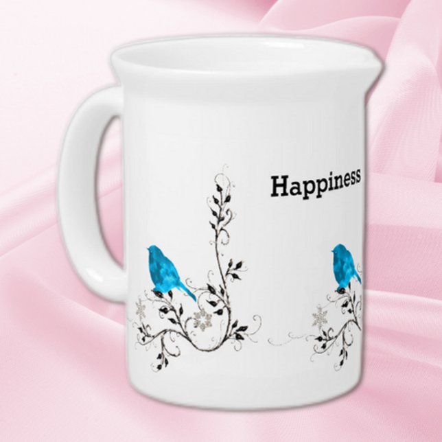Bluebird of Happiness Beverage Pitcher (Creator Uploaded)