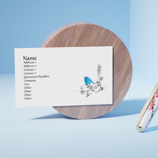 Bluebird of Happiness Business Card (Creator Uploaded)