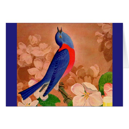 bluebird of happiness cards (Front Horizontal)