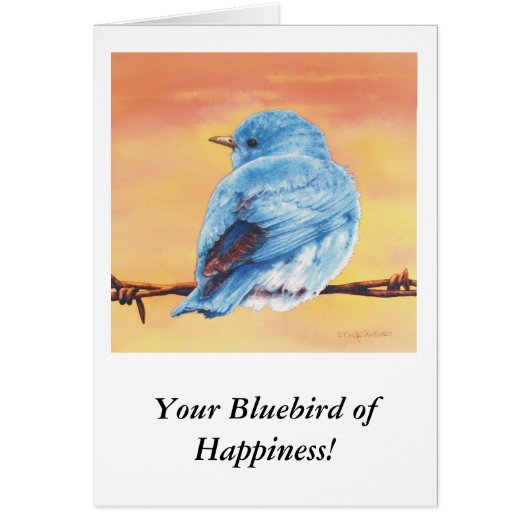 Bluebird of Happiness Cards (Front)