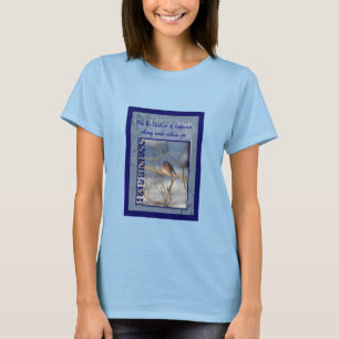 Bluebird Of Happiness Inspirational T-Shirt