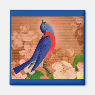 bluebird of happiness magnet