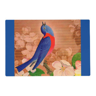 bluebird of happiness placemat