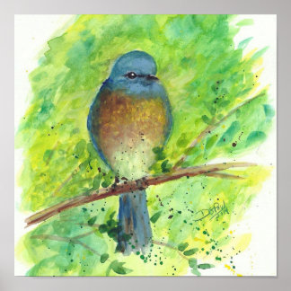 Bluebird Of Happiness Posters | Zazzle