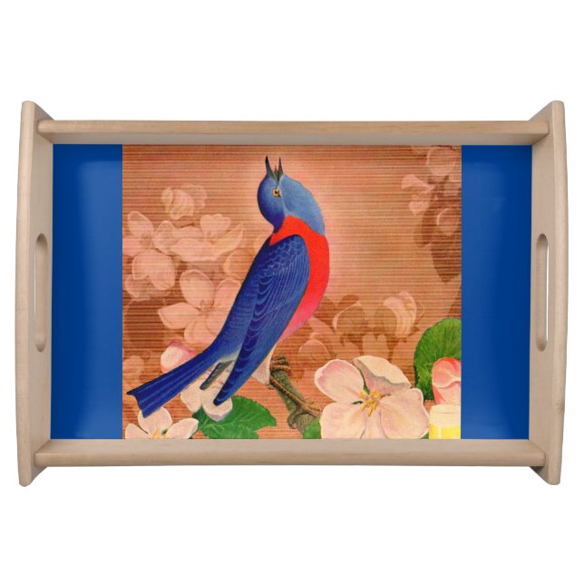 bluebird of happiness serving tray (Front)
