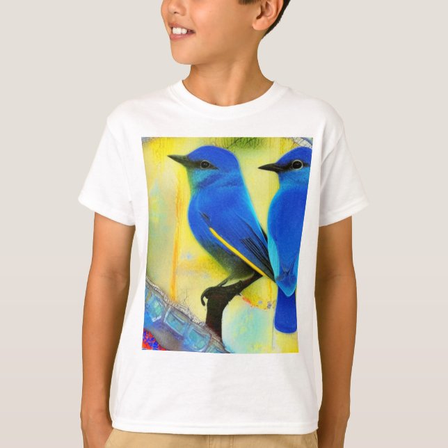 Bluebird of Happiness T-Shirt (Front)