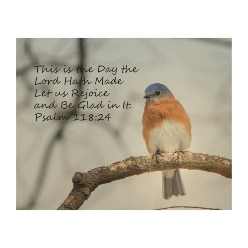 Bluebird of Happiness Wood Wall Art