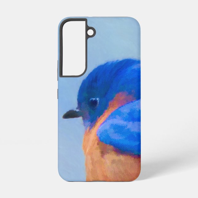 Bluebird Painting - Original Bird Art Samsung Galaxy Case (Back)