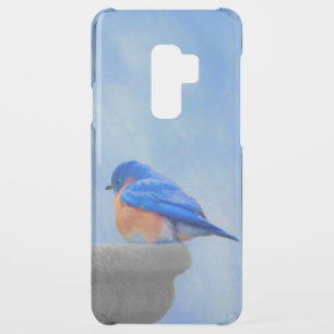 Bluebird Painting - Original Bird Art Uncommon Samsung Galaxy S9 Plus Case