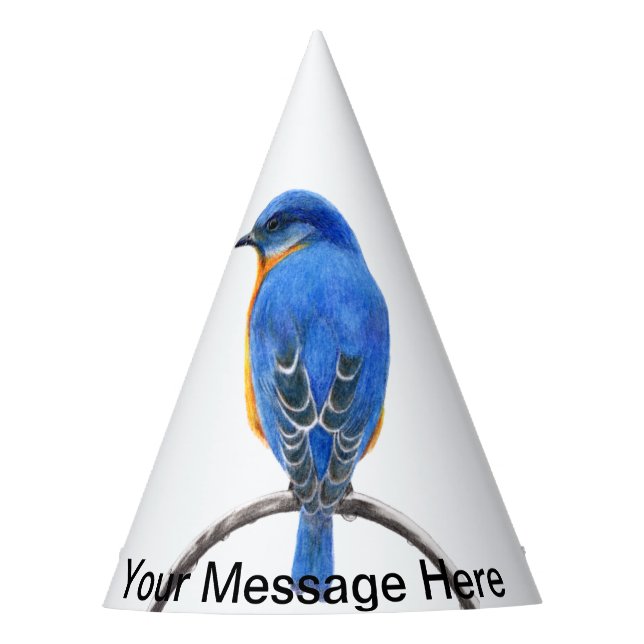Bluebird Party Hat (Front)