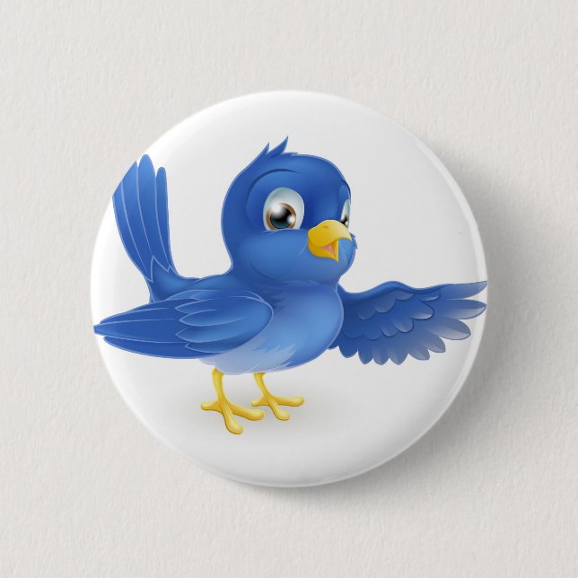 Bluebird pointing button (Front)