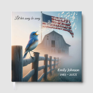 Bluebird Singing and American Flag Memorial Servic Guest Book