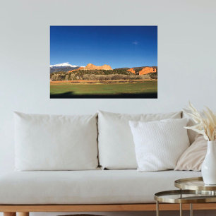 Bluebird Skies Over Garden Of The Gods Metal Print
