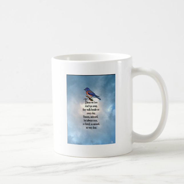 Bluebird "so Loved" Poem Coffee Mug (Right)