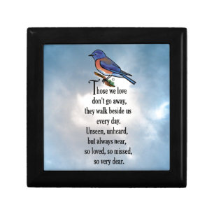 Bluebird "so Loved" Poem Gift Box