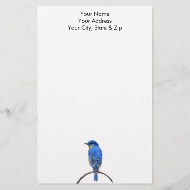 Bluebird Stationery (Front)