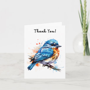 Bluebird Thank You Card